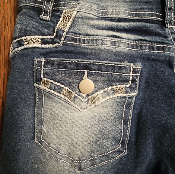Denim blue jeans size M bootcut. - Picture 3 of 4